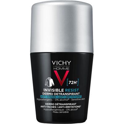 Vichy Deodorant Homme Invisible Resist 72H (Dermo Detranspirant) 50 ml Vichy Deodorant Homme Invisible Resist 72H (Dermo Detranspirant) 50 ml