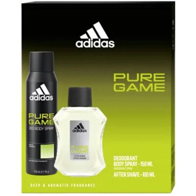 Adidas Pure Game – apă de după ras 100 ml + deodorant spray 150 ml Adidas Pure Game – apă de după ras 100 ml + deodorant spray 150 ml