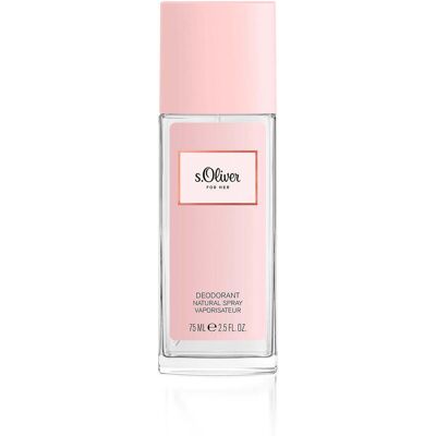 s.Oliver For Her Spray Deodorant - Femei - 75ml s.Oliver For Her Spray Deodorant - Femei - 75ml