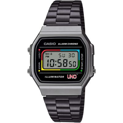Casio Collection Vintage UNO™ Collaboration A168WEUC-1AER (007) Casio Collection Vintage UNO™ Collaboration A168WEUC-1AER (007)