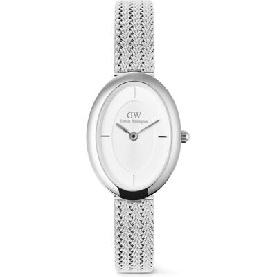 Daniel Wellington Juliette Braided Mesh White Sunray Silver DW00100884 Daniel Wellington Juliette Braided Mesh White Sunray Silver DW00100884