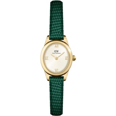 Daniel Wellington Ophelia Mini 22x25,5 Green Lizard White Guilloché G DW00100892 Daniel Wellington Ophelia Mini 22x25,5 Green Lizard White Guilloché G DW00100892