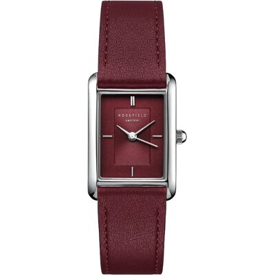 Rosefield Heirloom Modern Burgundy Dial Silver Burgundy Leather HBBLS-H08 Rosefield Heirloom Modern Burgundy Dial Silver Burgundy Leather HBBLS-H08