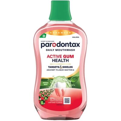 Parodontax Gingi active Mentă 500ml - apă de gură Parodontax Gingi active Mentă 500ml - apă de gură