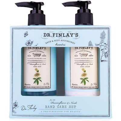 Accentra Set cadou pentru îngrijirea mâinilor cu pompiță Passionflower & Neroli Dr. Finlay`s Accentra Set cadou pentru îngrijirea mâinilor cu pompiță Passionflower & Neroli Dr. Finlay`s