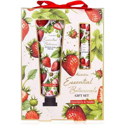 Accentra Set cadou Strawberry & Vanilla Essential Botanics Accentra Set cadou Strawberry & Vanilla Essential Botanics
