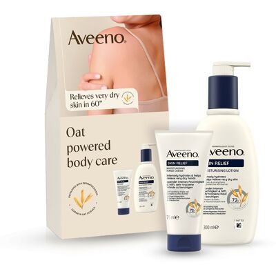 Aveeno Set cadou de îngrijire corporală pentru piele foarte uscată și sensibilă Skin Relief Aveeno Set cadou de îngrijire corporală pentru piele foarte uscată și sensibilă Skin Relief