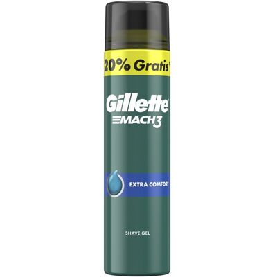 Gillette Gel de ras Mach3 Extra Comfort (Shave Gel) 200+40 ml Gillette Gel de ras Mach3 Extra Comfort (Shave Gel) 200+40 ml