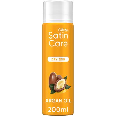 Gillette Gel de ras Satin Care Argan Oil 200 ml Gillette Gel de ras Satin Care Argan Oil 200 ml