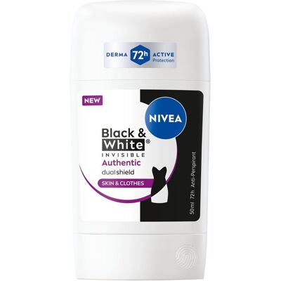 Nivea Antiperspirant stick B&W Authentic Anti-Perspirant 50 ml Nivea Antiperspirant stick B&W Authentic Anti-Perspirant 50 ml