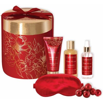 Parisax Set cadou ritual de relaxare nocturnă Căpșuni înghețate & Vanilie 6 buc Parisax Set cadou ritual de relaxare nocturnă Căpșuni înghețate & Vanilie 6 buc