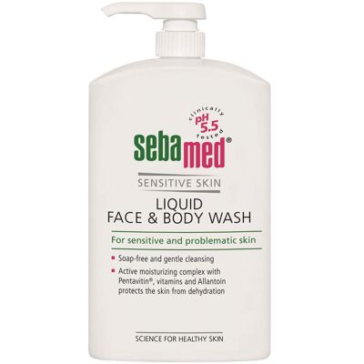 Sebamed Gel lichid pentru față și corp - Piele sensibilă 1000ml Sebamed Gel lichid pentru față și corp - Piele sensibilă 1000ml