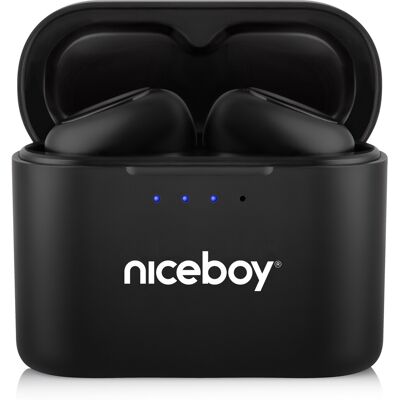 Niceboy Căști wireless Podsie 4 Black Niceboy Căști wireless Podsie 4 Black