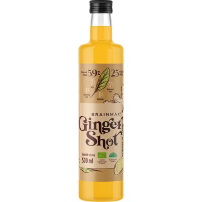 BrainMax Pure Ginger Shot - Suc de ghimbir cu turmeric BIO 500 ml BrainMax Pure Ginger Shot - Suc de ghimbir cu turmeric BIO 500 ml