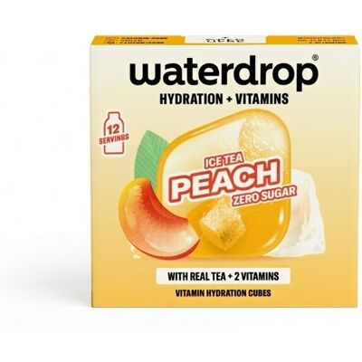 Waterdrop Microdrink – Cub efervescent Ice tea cu piersică 12 bucăți Waterdrop Microdrink – Cub efervescent Ice tea cu piersică 12 bucăți