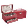 JK Box Cutie de bijuterii de design roșie SP-901/A7