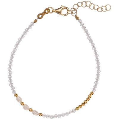 Alisia Brățară strălucitoare cu zirconii și perle AL4813.01.000 Alisia Brățară strălucitoare cu zirconii și perle AL4813.01.000