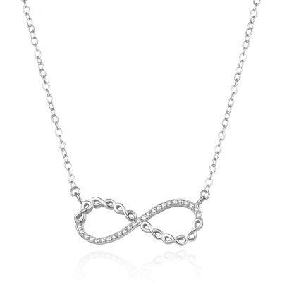 Agato Colier de argint de design Infinit AGS1547/47 Agato Colier de argint de design Infinit AGS1547/47