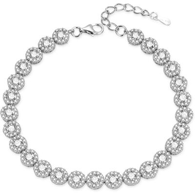Agato Brățară elegantă din argint cu zirconi AGB769/21 Agato Brățară elegantă din argint cu zirconi AGB769/21