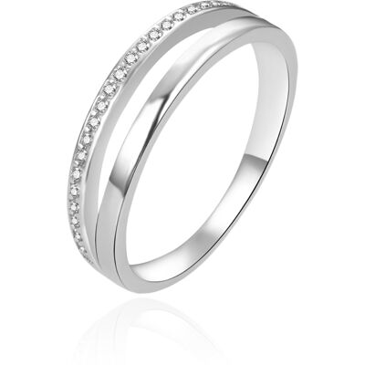 Agato Inel fin din argint cu zircon AGT-R03W 60 mm Agato Inel fin din argint cu zircon AGT-R03W 60 mm