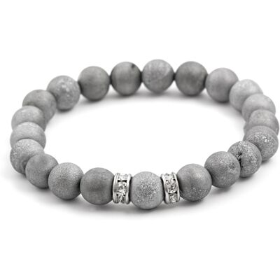 Agato Brățară din mărgele de agat MINK79/17 Agato Brățară din mărgele de agat MINK79/17