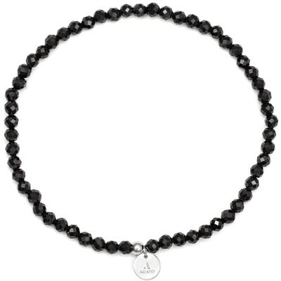 Agato Brățară cu mărgele de spinel POL-B04/17G Agato Brățară cu mărgele de spinel POL-B04/17G