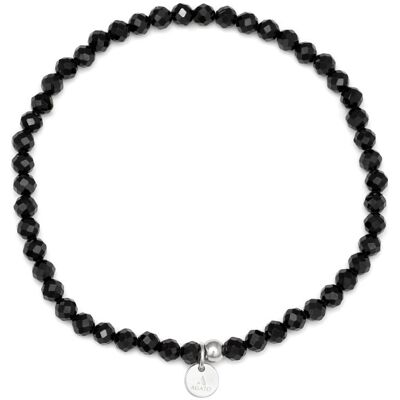 Agato Brățară pentru bărbați cu mărgele din spinel POL-B04/20G Agato Brățară pentru bărbați cu mărgele din spinel POL-B04/20G