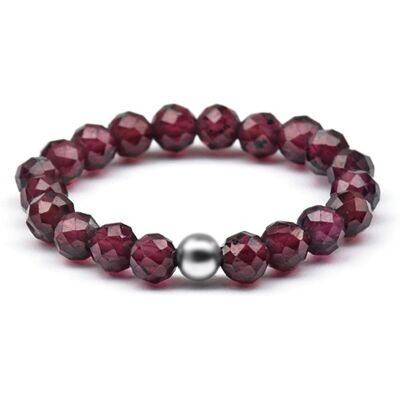Agato Inel mineral cu granat POL-R11 56 mm Agato Inel mineral cu granat POL-R11 56 mm
