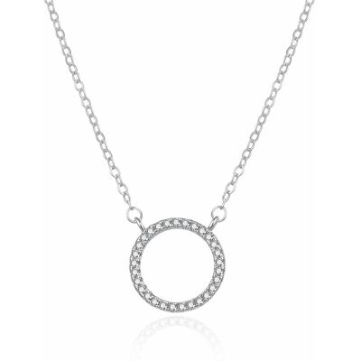 Agato Colier modern din argint Cerc AGT-N044W Agato Colier modern din argint Cerc AGT-N044W