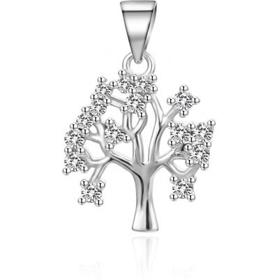 Agato Pandantiv fermecător din argint cu pietre de zircon Arborele vieții AGH768 Agato Pandantiv fermecător din argint cu pietre de zircon Arborele vieții AGH768