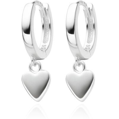 Agato Cercei romantici din argint cu inimioare AGUC3537 Agato Cercei romantici din argint cu inimioare AGUC3537