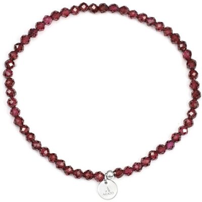 Agato Brățară decentă cu mărgele de granat POL-B11/17G Agato Brățară decentă cu mărgele de granat POL-B11/17G