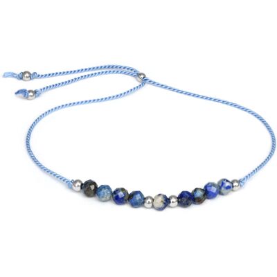 Agato Brățară de gleznă din lazurit - Bijuterie boho ajustabilă Agato Brățară de gleznă din lazurit - Bijuterie boho ajustabilă