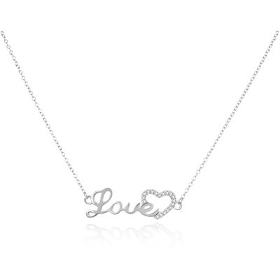 Agato Colier din argint Love AGS1574/47 Agato Colier din argint Love AGS1574/47