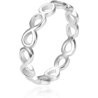 Agato Inel stilat din argint Infinit AGT-R52X 58 mm Agato Inel stilat din argint Infinit AGT-R52X 58 mm