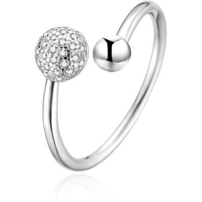 Agato Inel deschis strălucitor din argint AGT-R31W 62 mm Agato Inel deschis strălucitor din argint AGT-R31W 62 mm
