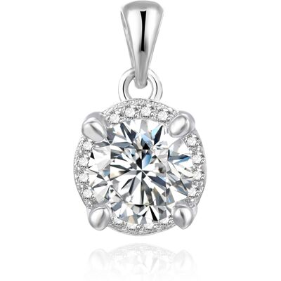 Agato Pandantiv strălucitor din argint cu pietre de zircon AGH765 Agato Pandantiv strălucitor din argint cu pietre de zircon AGH765