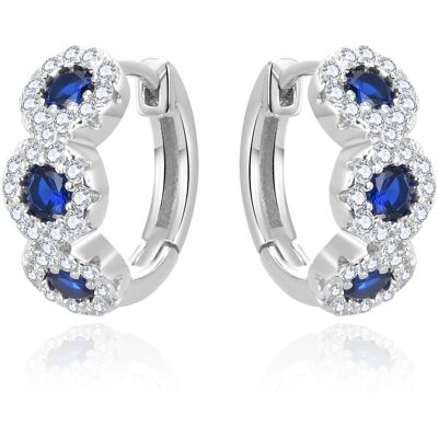 Beneto Cercei strălucitori din argint cu pietre de zircon AGUC3338 Beneto Cercei strălucitori din argint cu pietre de zircon AGUC3338