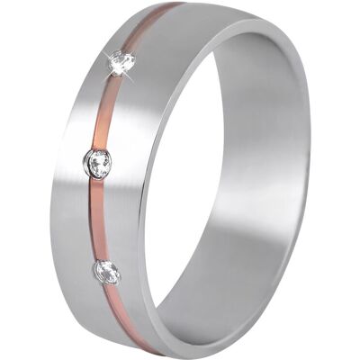 Beneto Exclusive Inel bicolor pentru femei din oțel SPD07 56 mm Beneto Exclusive Inel bicolor pentru femei din oțel SPD07 56 mm