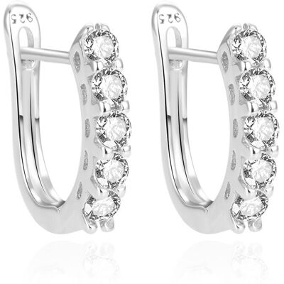 Beneto Cercei eleganți din argint cu pietre de zircon AGUC2164L Beneto Cercei eleganți din argint cu pietre de zircon AGUC2164L