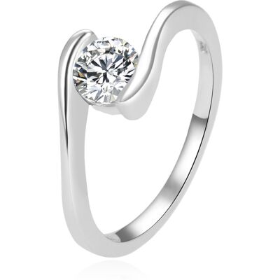 Beneto Inel elegant din argint cu zircon transparent AGG367 56 mm Beneto Inel elegant din argint cu zircon transparent AGG367 56 mm