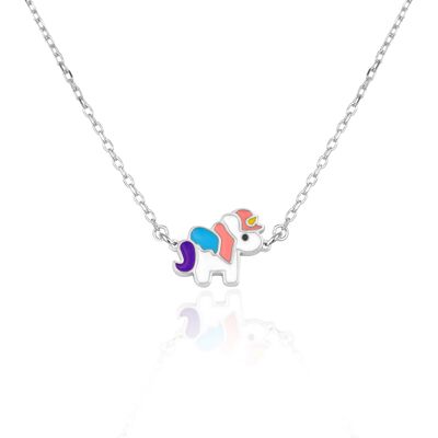 Beneto Colier jucăuș din argint Unicorn AGS1340/40D Beneto Colier jucăuș din argint Unicorn AGS1340/40D