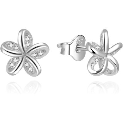 Beneto Cercei florali din argint cu zirconii AGUP2325L Beneto Cercei florali din argint cu zirconii AGUP2325L
