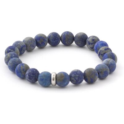 Agato Brățară cu mărgele din Lapis lazuli MINK42 / 17 Agato Brățară cu mărgele din Lapis lazuli MINK42 / 17