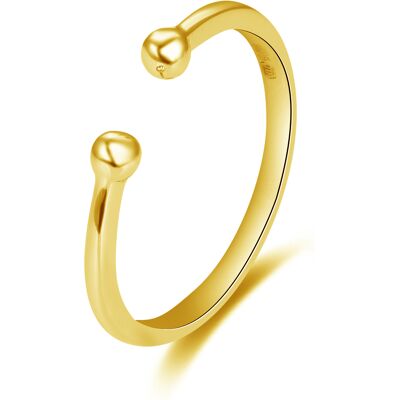 Beneto Inel Minimalist placat cu aur AGG470 Beneto Inel Minimalist placat cu aur AGG470