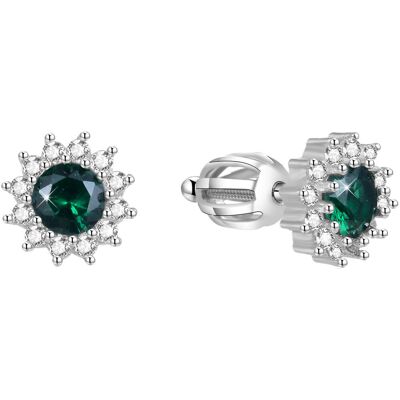 Beneto Cercei din argint cu pietre de zircon AGUP1609S Beneto Cercei din argint cu pietre de zircon AGUP1609S