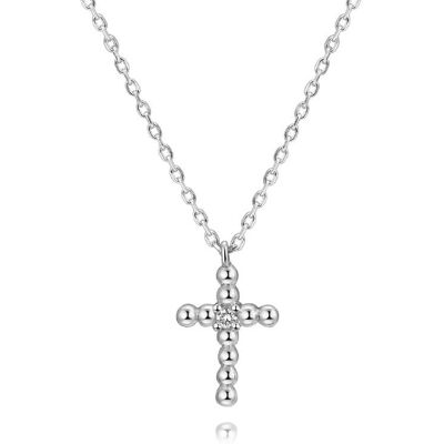 Beneto Colier de argint cu cruciuliță AGS1226 / 47 Beneto Colier de argint cu cruciuliță AGS1226 / 47