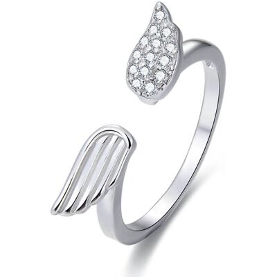 Beneto Inel deschis din argint cu zirconiu AGG336 56 mm Beneto Inel deschis din argint cu zirconiu AGG336 56 mm