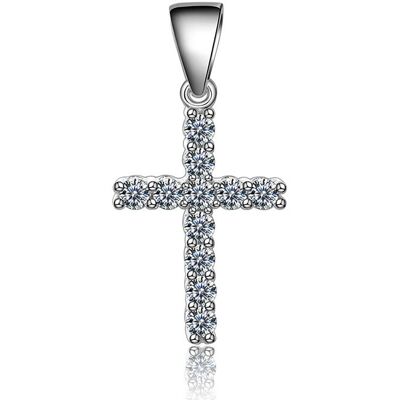 Beneto Pandantiv din argint cu zirconii Cruce AGH593 Beneto Pandantiv din argint cu zirconii Cruce AGH593