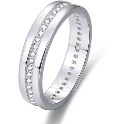 Beneto Inel de argint cu zircon-uri AGG330 52 mm Beneto Inel de argint cu zircon-uri AGG330 52 mm